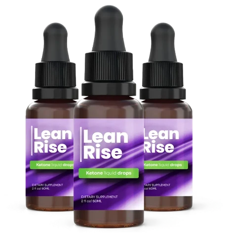 Lean Rise liquid supplement bottles