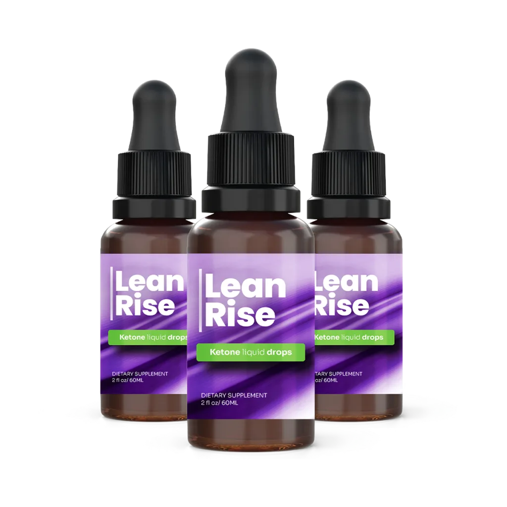 Lean Rise liquid supplement bottles